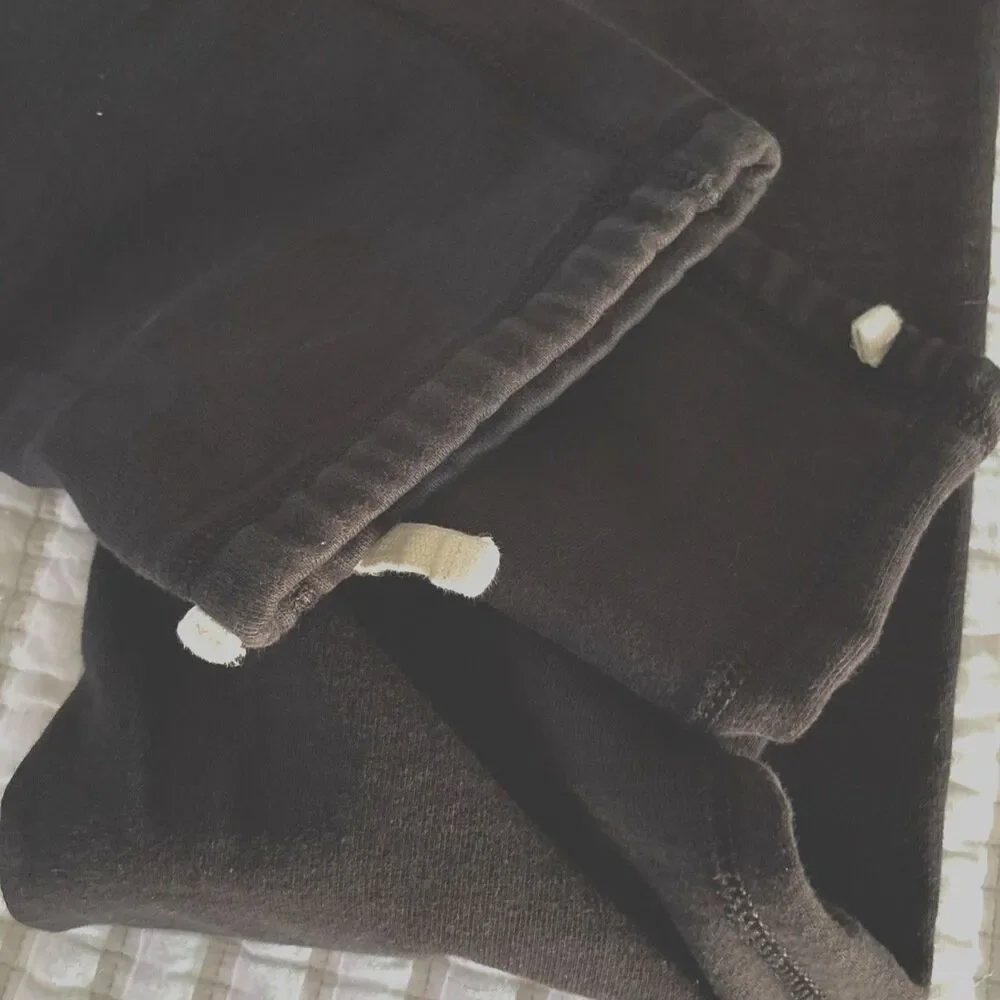 Polo Ralph Lauren Black Sweatpants Mens Small Black Red Pony Drawstring Pockets